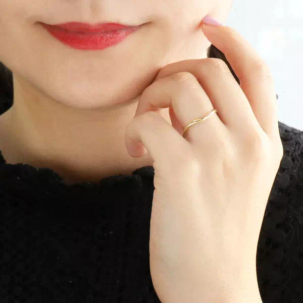 選べるマリッジ ウェーブ YG 2mm| 結婚指輪“選べる結婚指輪“ |東京で