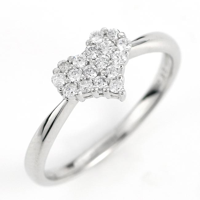 ダイヤモンド デザイン 意味「ハートのリング」